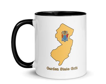 Kubek ceramiczny z flagą stanu New Jersey Garden State Pride o pojemności 11 uncji