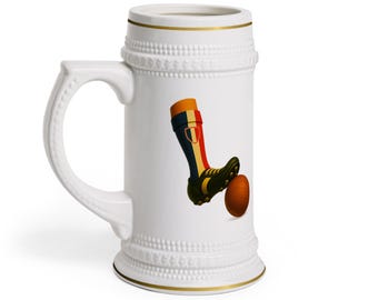 Frankreich Fußball Bierkrug Französische Flagge Becher Fußball Fan Geschenk Match Day Cup