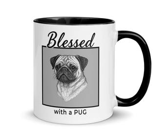 Pug Dog Coffee Mug Pug Owner Gift