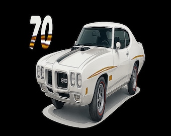 1970 Classic Car Guy Tee Vintage Hot Rod Zubehör Shirt