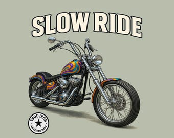 Camiseta Chopper Vintage, Camiseta de Moto Rock And Roll Personalizada, Regalo para Motociclistas de la Vieja Escuela