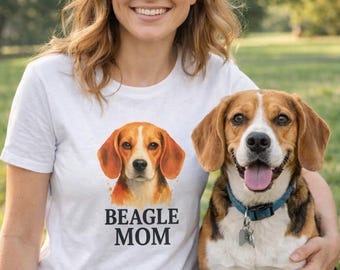 Beagle mamma t-shirt - hundälskare, husdjursägare