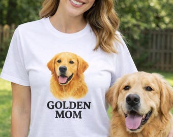 Camiseta de mamá Golden Retriever: regalo para amantes de los perros