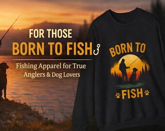 Vintage Fishing Reel Sunset Sweatshirt – Bass Fishing Crewneck for Men, Fishing Dad Gift, Angler Sweatshirt