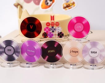 BTS Arirang Rotierender Aufsteller, Schallplatte Acryl, K-Pop Geschenk