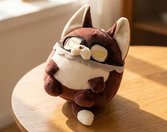 Pre-order 丨 Love and Deepspace Wolfie Valko Plush Keychain 8cm/3.15 inches 15cm/5.91 inches | Red Wolf Ears Chibi Plush Pendant Fan Merch