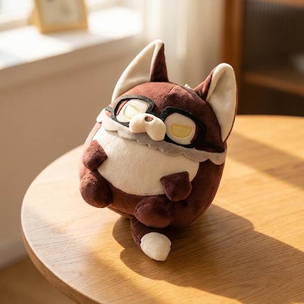 Preordina 丨 Portachiavi in peluche Love and Deepspace Wolfie Valko 8 cm/3,15 pollici 15 cm/5,91 pollici / Ciondolo in peluche Chibi con orecchie di lupo rosse Merchandising per fan