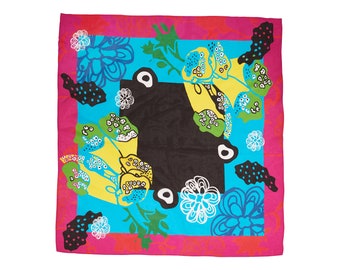 Hawaiian floral Print Seide Schal
