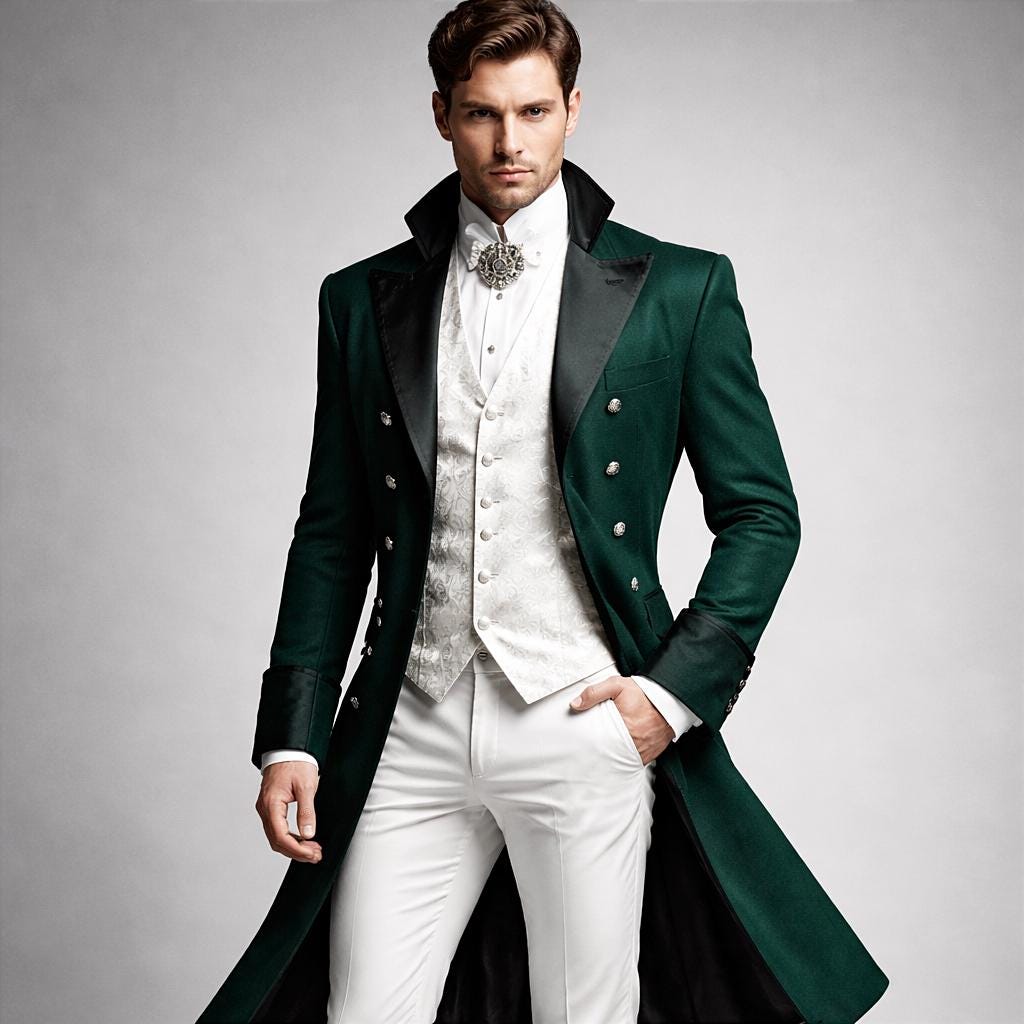 Emerald Green Dress Suits for Men
