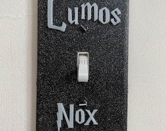 Lumos Nox light switch plate - free shipping!