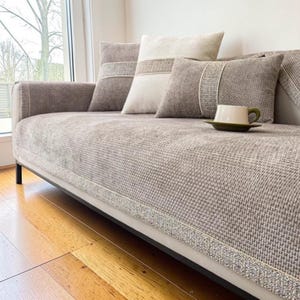 Copridivano antiscivolo premium – Copridivano spesso a 3 posti, protezione per divano per animali domestici, copridivano, Sofabezug, copridivano moderno e alla moda, copridivano lavabile