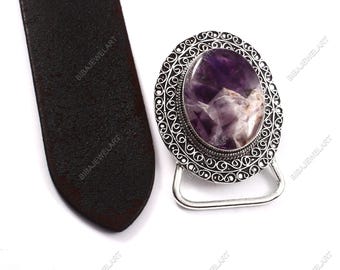 Rock Your World Amethyst Belt Buckle - Etsy display picture 1