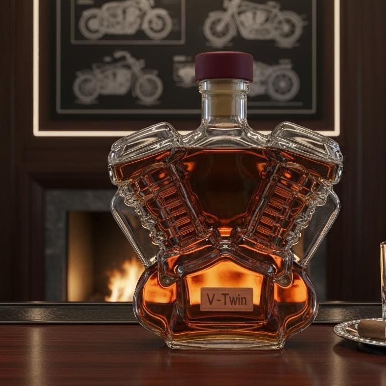 Harley davidson whiskey bottle - Etsy 日本