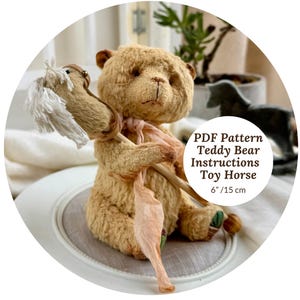 Teddy Bear Pattern with Instructions & Toy Horse Pattern PDF