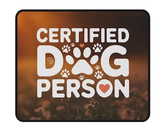 Certified Dog Person Mouse Pad - Non-Slip Mousepad