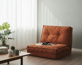 Slaapstoel met ombouwbare vloer, modulaire woonkamerstoelen, zitkussen raam, kussen leeshoek