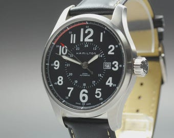 HAMILTON Khaki H706150 44mm Date Black Dial Silver Automatic Men's Watch