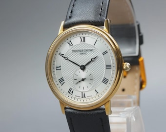 Frederique Constant FC235X3S5/3S6 Small Second Roman Qz Men's Watch [Near MINT]