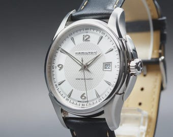 HAMILTON Jazzmaster Viewmatic H325151 White Dial Date 41mm AT Men's Watch [MINT]