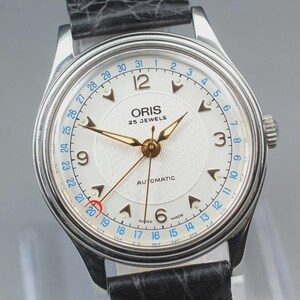 Reloj Oris Big Crown 7470 Pointer Date de 34 mm, automático, para hombre, estilo vintage [Casi nuevo]