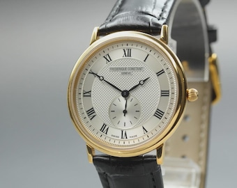 Frederique Constant FC235/X3S5/3S6 Gold Small Second Men's Watch [Near MINT]
