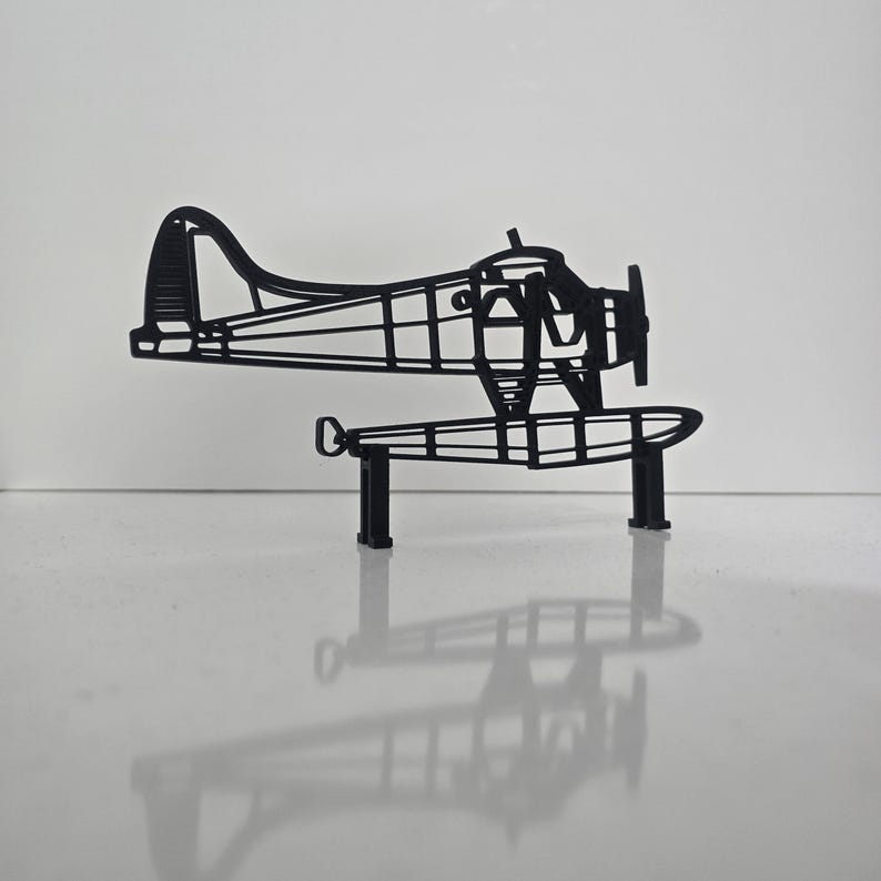 De Havilland Canada DHC 2 MK 3 Turbo Beaver Airplane Silhouette, 3D ...