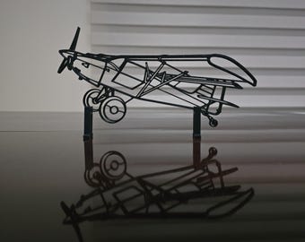 Kitfox S7 STi Airplane Silhouette, 3D Printed Desk Decor