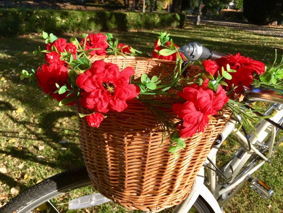 Blumengirlande Fahrrad