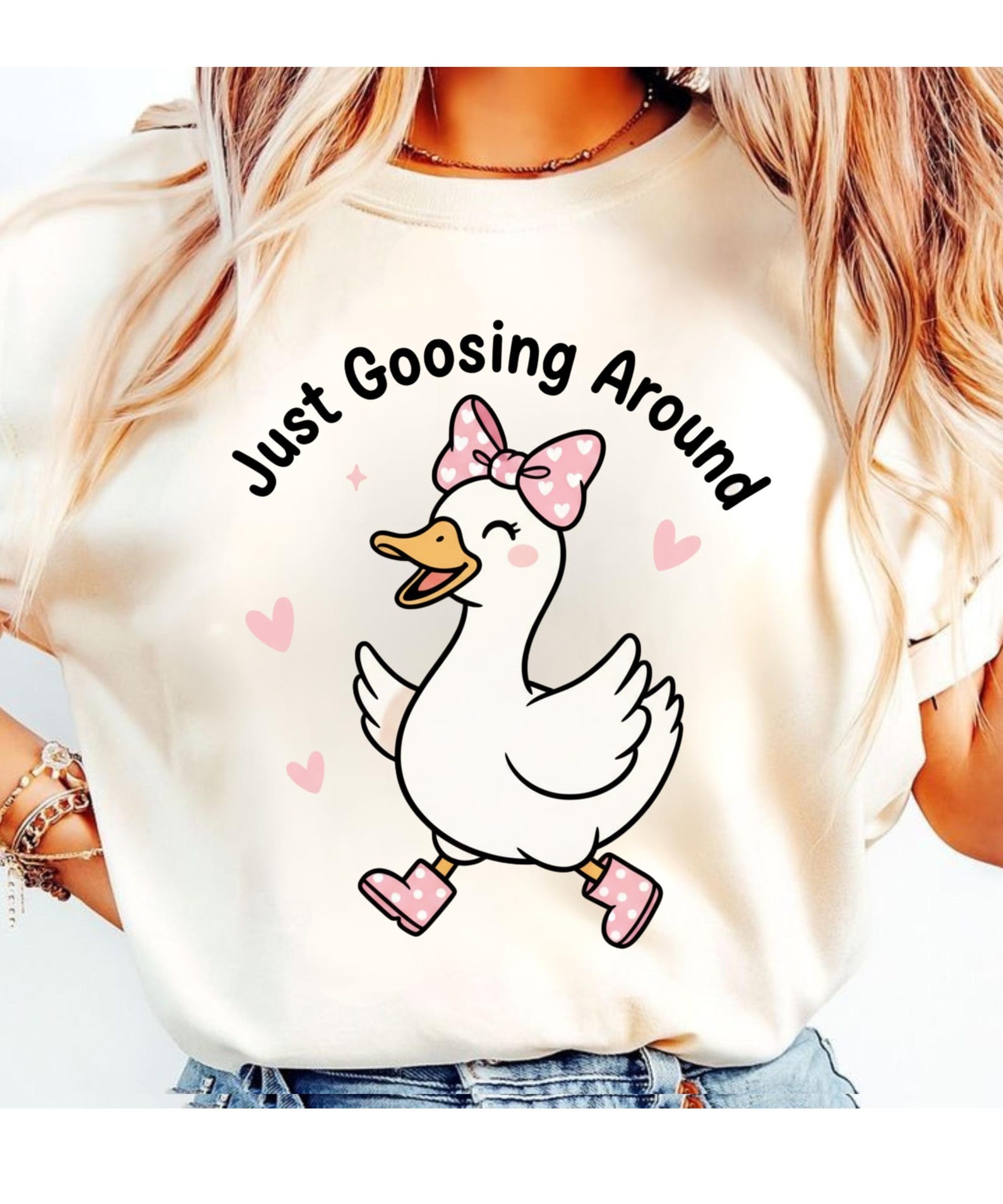 Silly Goose PNG Bundle , Goosing Around Png, Cute Coquette Goose Png ...