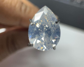 Pear Cut Natural Diamond | Earth Mined Loose Stone | Near Colourless | IDI Certified 1.16ct