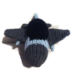 Made to order: Hand knit F-16 Falcon