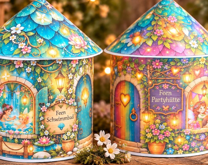 Fairy House Craft Template for Children, Magic Craft Template, Build Your Own Elf House, Screen-Free Activity