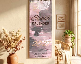 Art Calendar 2027 – Modern wall calendar with 12 art motifs | Abstract art | Design calendar | Gift for art lovers