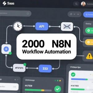 2000種類以上のN8Nワークフロー自動化メガバンドル | AI搭載ビジネスシステム＆テンプレートライブラリ