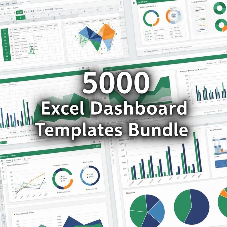 5000+ Excel Templates Bundle Business, Finance, Tracker & Planner