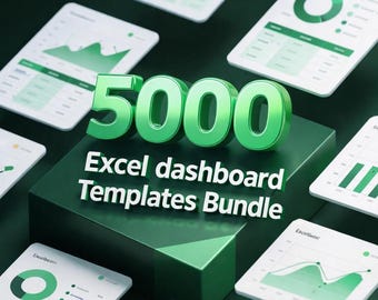 Bundel met 5000+ Excel-sjablonen | Zakelijke, financiële, tracker- en plannersjablonen