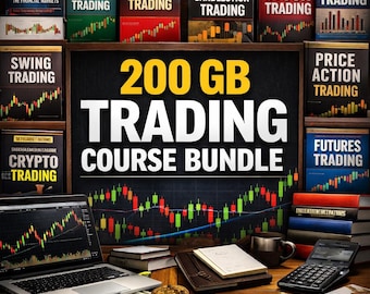 200GB Trading Course Bundle | Forex, Crypto & Stock Market Masterclass, Beginner to Advanced