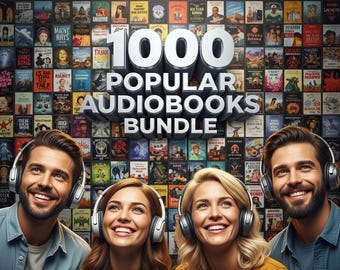 Bundel met 1000 populaire audioboeken | Bestverkopende bibliotheek fictie en non-fictie | Directe mp3 downloaden | Productiviteitsboost