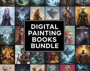 Bundel e-boeken digitaal schilderen | 100+ kunsttutorials (pdf)