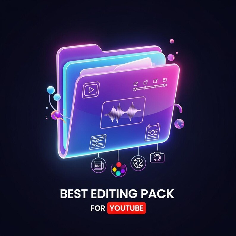 Editing Folder Video Editing Bundle | 1000+ Transitions, Effects, Presets, Luts ...
