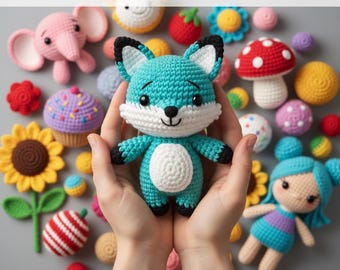Bundel met 1100+ haakpatronen | Amigurumi, dekens, mutsen (pdf-download)