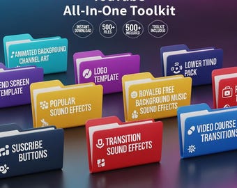 Videobewerkingsbundel | 1000+ overgangen, effecten, presets, LUT's | Bewerkingspakket voor YouTube en rollen | Premiere Pro