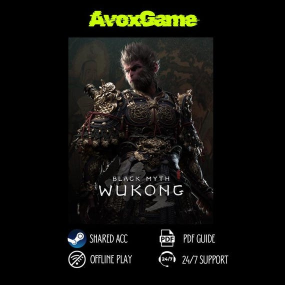 Black Myth: Wukong Deluxe Edition | Offline PC Version | Easy Installation Guide | Instant Delivery