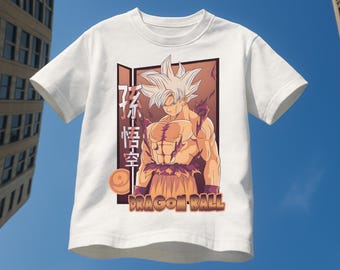 Son Goku T-Shirt, Kakarot Bootleg Style, Japanische Anime Streetwear