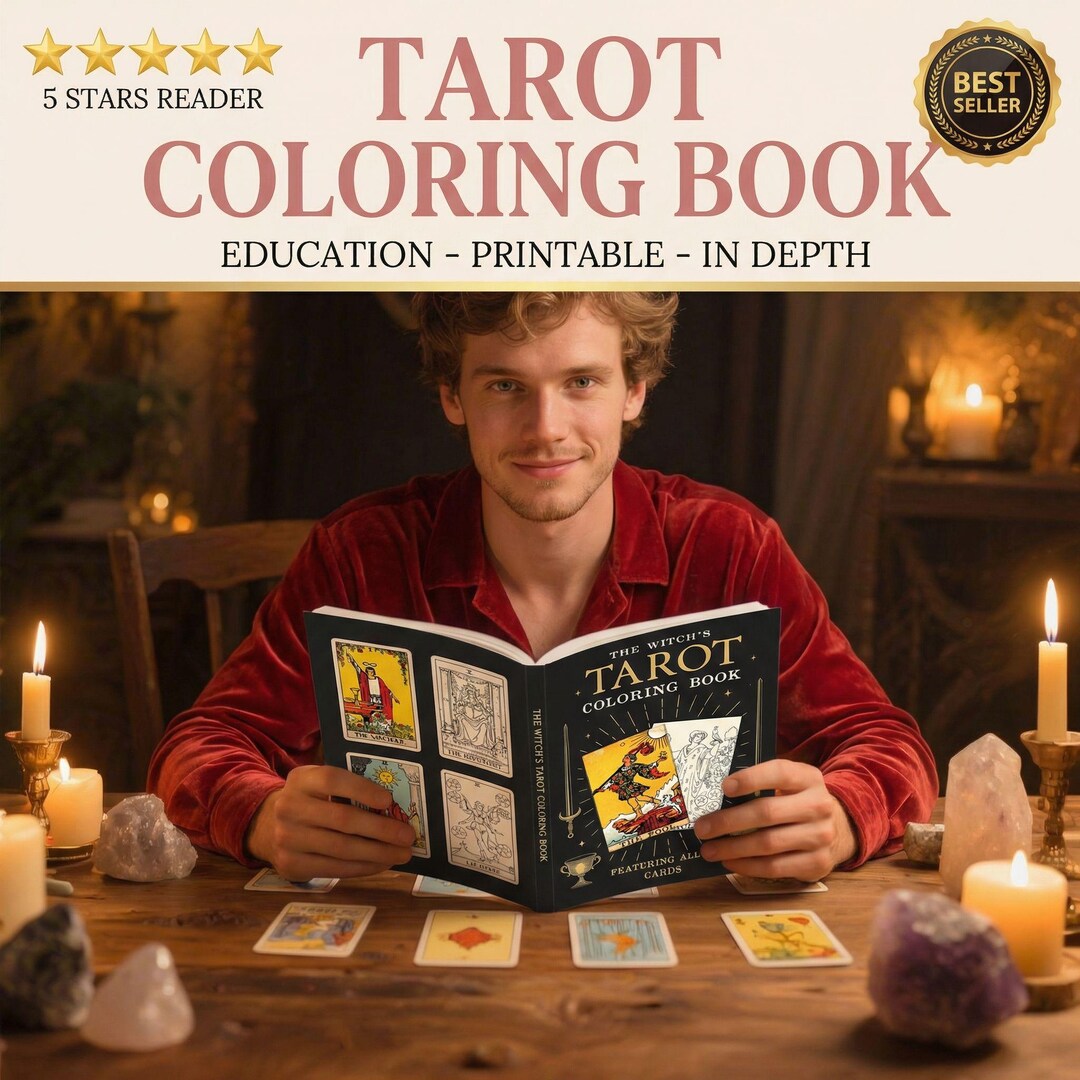 Tarot Notes.pdf Tarot Coloring & Note Book | 78 Tarot Cards | Printable PDF Journal for ...