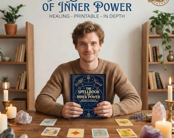 El libro de hechizos del poder interior / Rituales de sanación de brujas, guía de afirmaciones / Descarga digital, PDF, imprimible