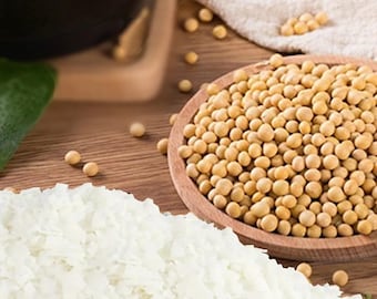Soy Wax , Natural Vegan Candle Making, Natural Soy Candle Wax, Wax 100% Natural Flakes Clean Burning Soya