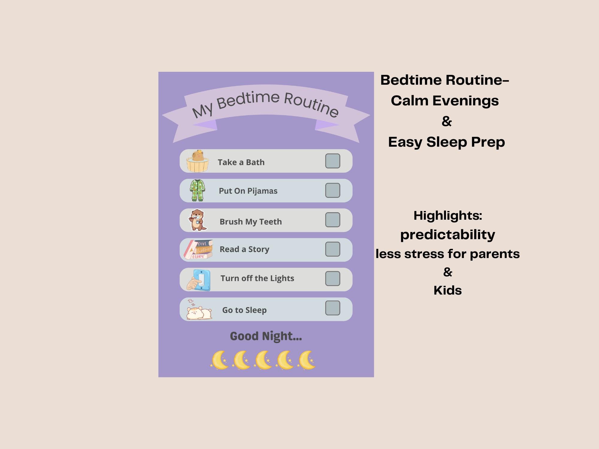 Autism Visual Routine Chart for Kids | Daily Schedule, Star Reward ...