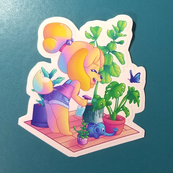 Isabelle Plant Sticker - CLEARANCE - LAST CHANCE