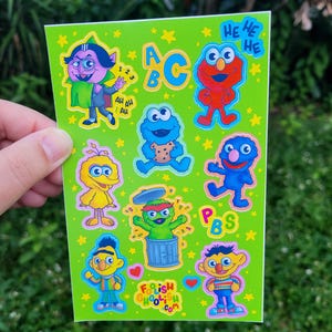 Sesame Street Sticker Sheet